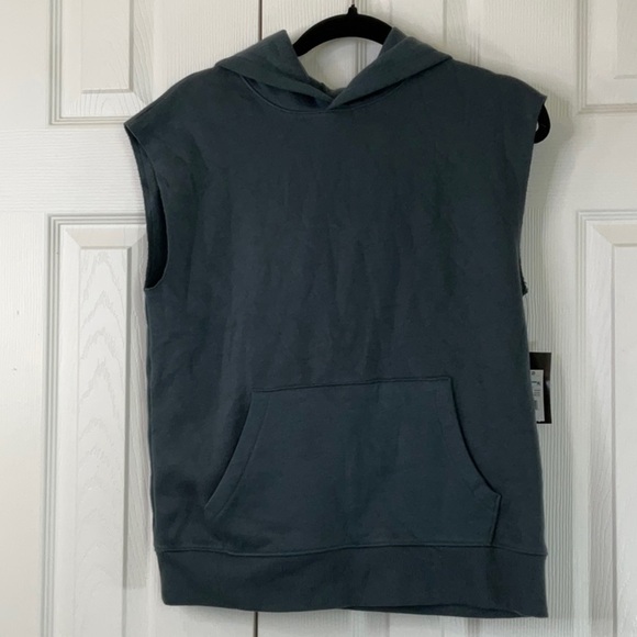 Art Class - Sleeveless Over Shirt Hooded Sweatshirt Size L (10/12) - Picture 3 of 6